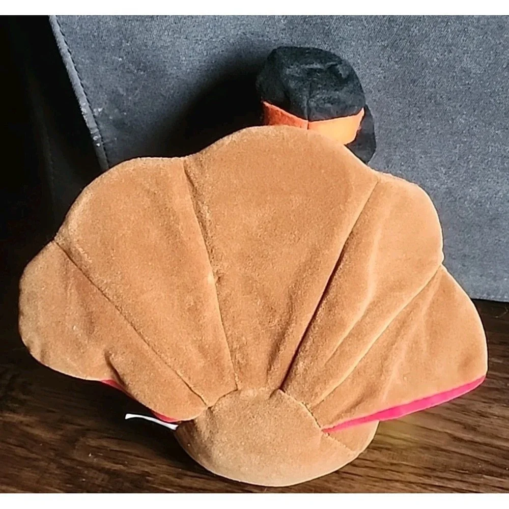 Vintage Thanksgiving Turkey Plush Stuffed Gibson Greetings 1994  Pilgrim Hat